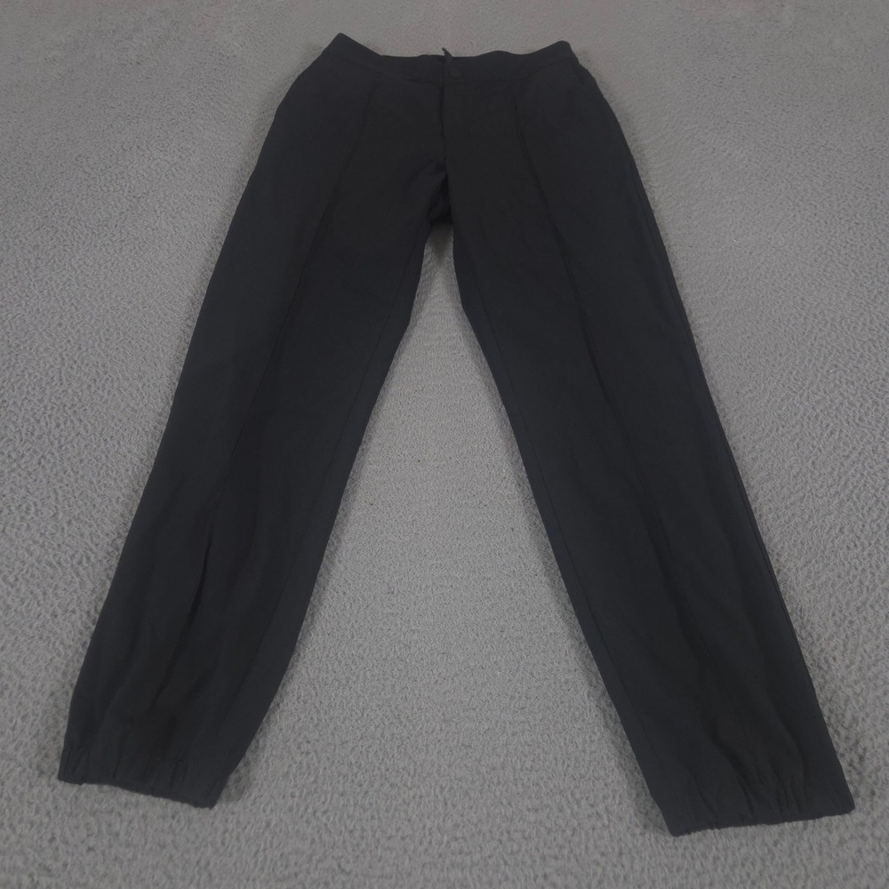 RLX Ralph Lauren Pants Womens XS Black Four-way stretch Jogger Leg Elastic Cuffs